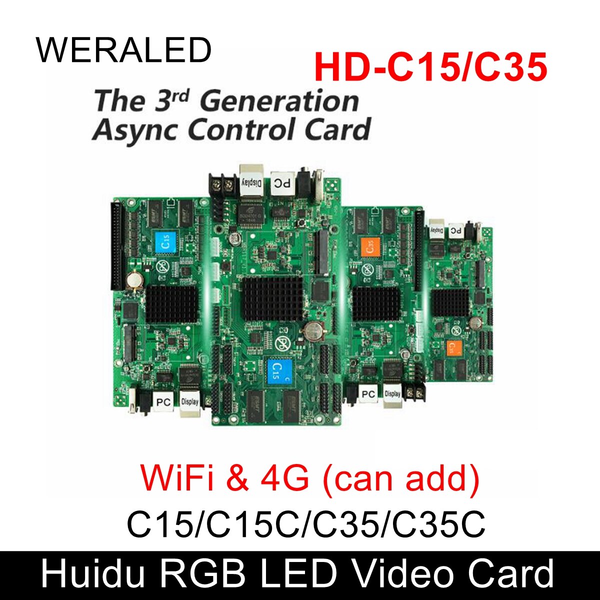 Huidu  񵿱 HD-C36C Ǯ ÷ LED  ī..